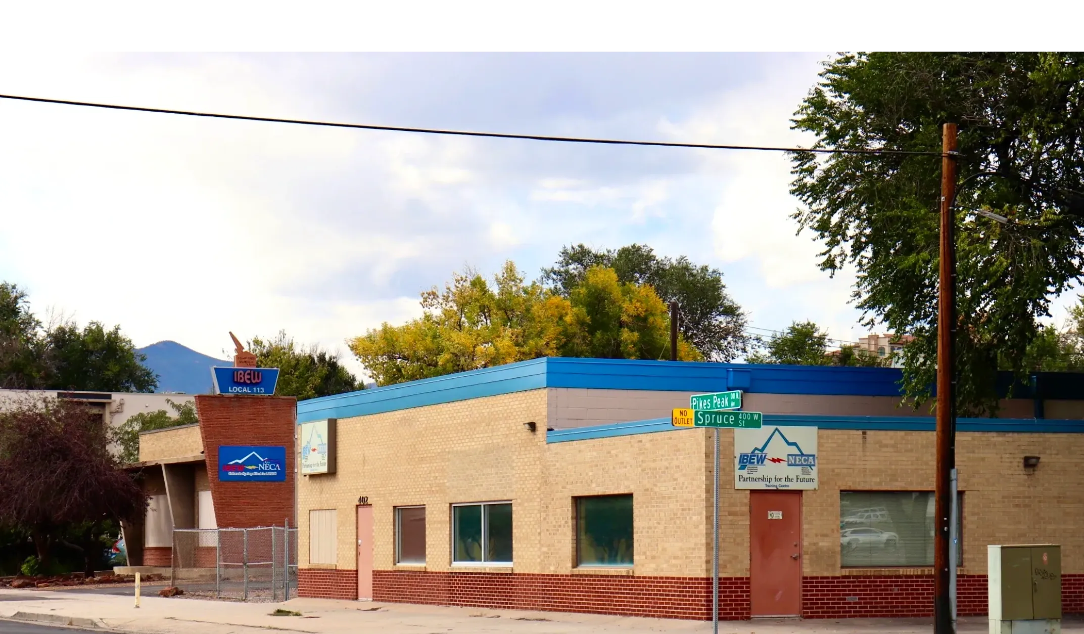 Colorado Springs Electrical JATC training facility at Pikes Peak and Spruce Street